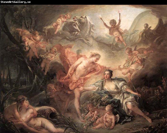 Francois Boucher ) Apollo Revealing his Divinity to the Shepherdess